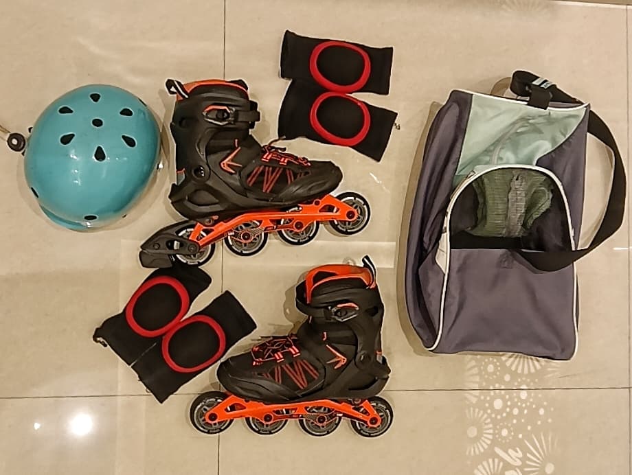 Oxelo ABEC7 Aluminium 6463 with accessories - Photo 2